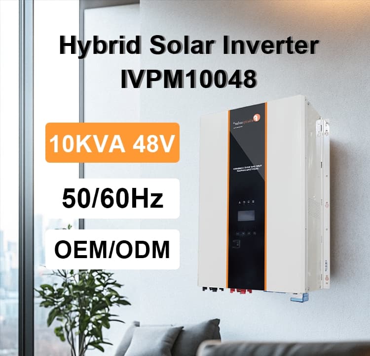 Onduleur hybrid 10 kva 48 v ivpm 10048